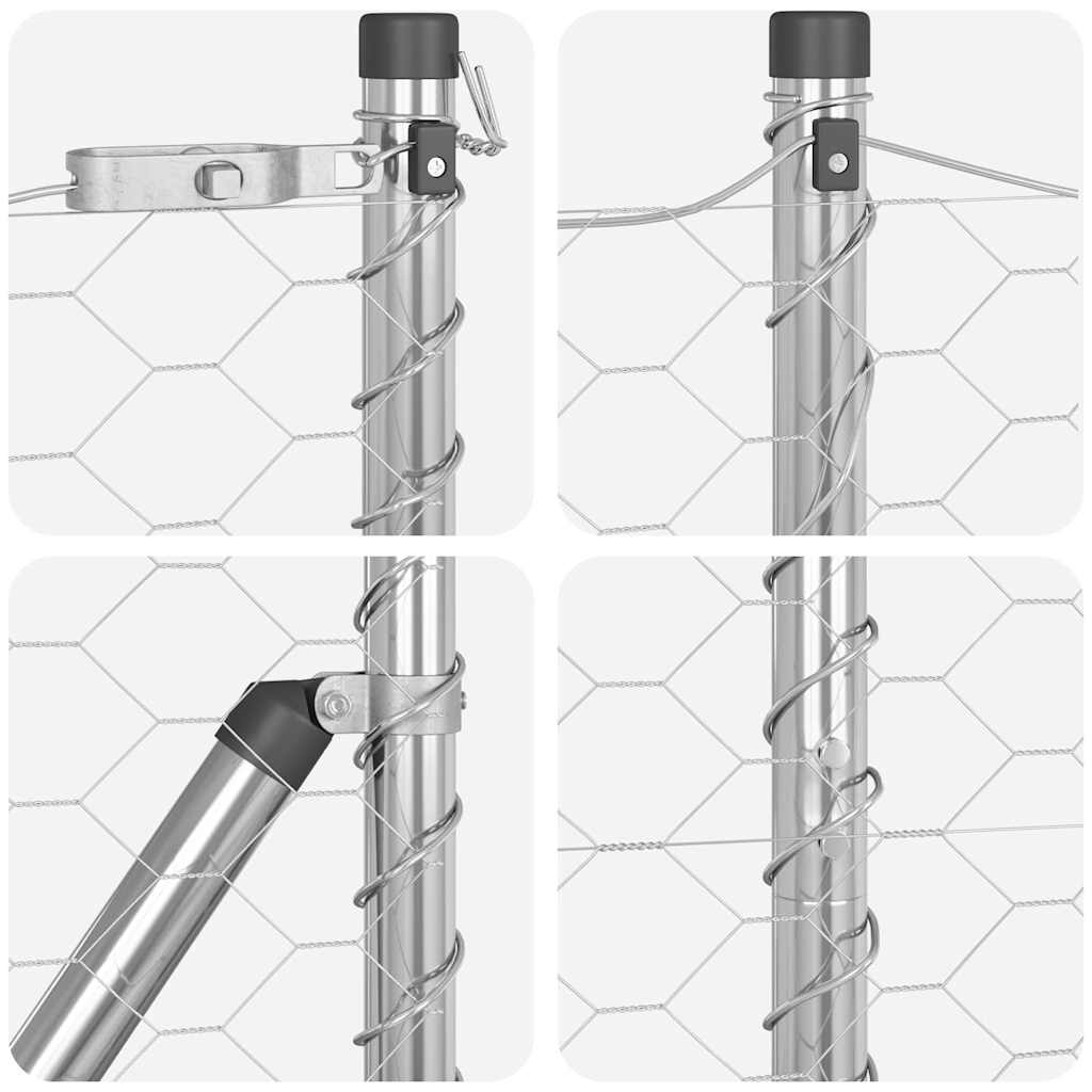Zavareno žičano ograđivanje s bodljama 50 x 1,4 m (Š x V)