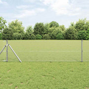 Temeljna zavarena žičana ograda 100 x 0,8 m Srebrna Mreža