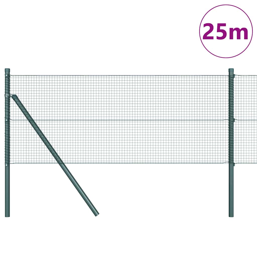 Temeljna zavarena žičana ograda 25 x 0,5 m (Š x V)