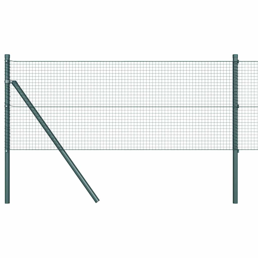 Temeljna zavarena žičana ograda 25 x 0,5 m Zelena Mreža