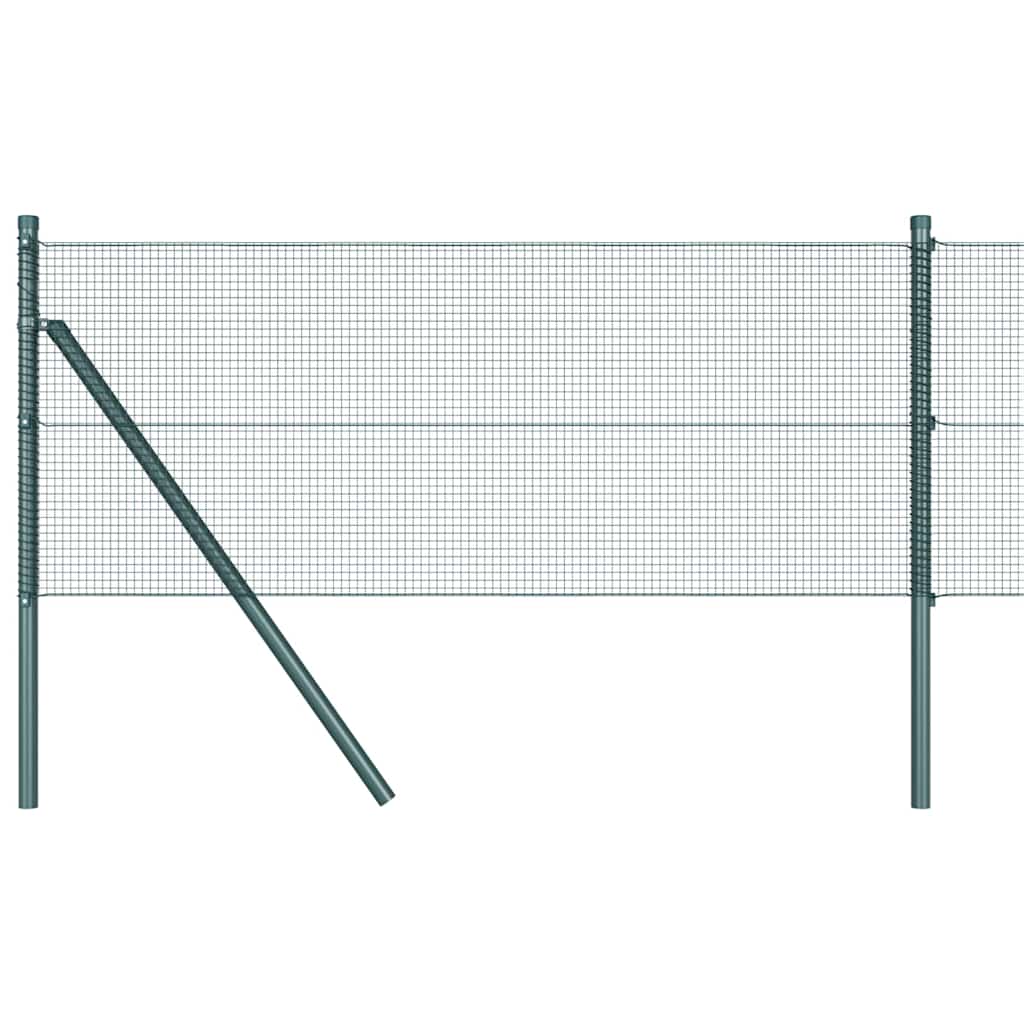 Temeljna zavarena žičana ograda 25 x 0,6 m Zelena Mreža