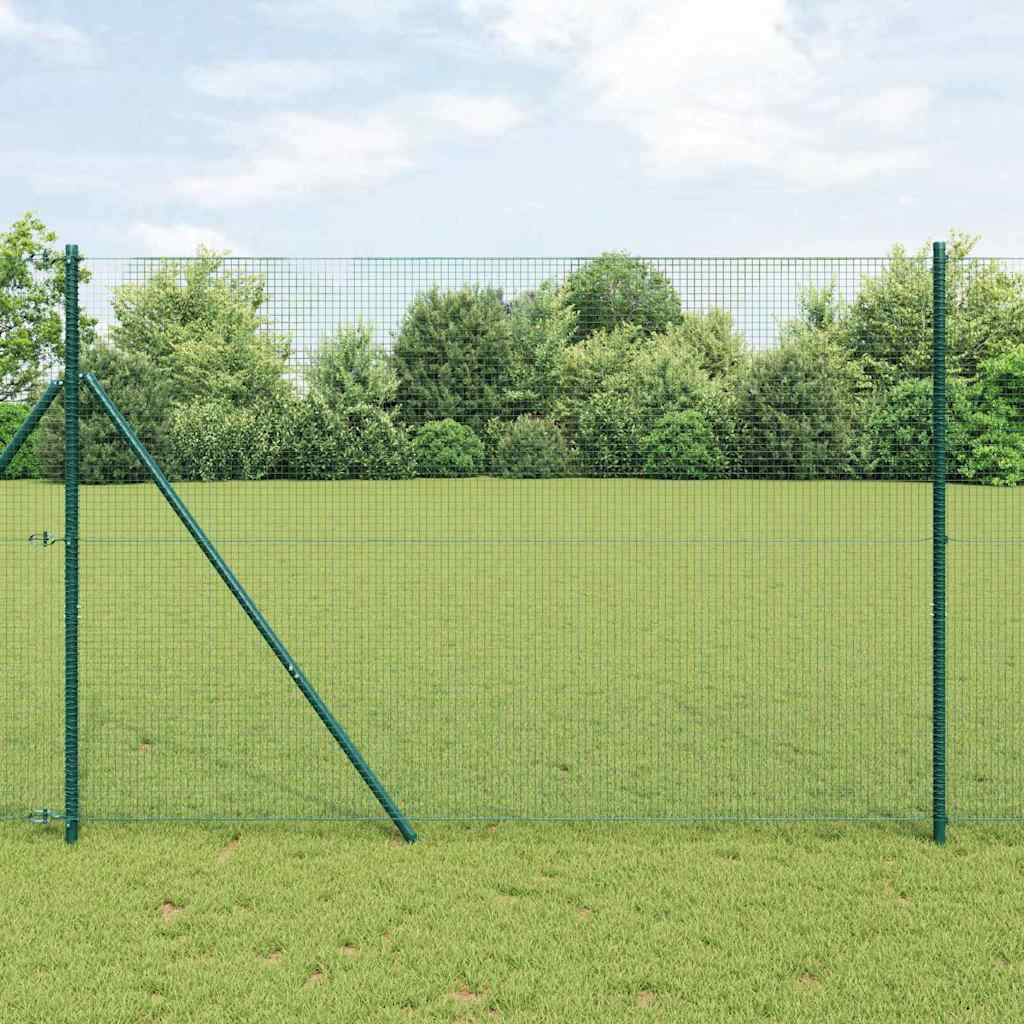 Temeljna zavarena žičana ograda 25 x 1,5 m Zelena Mreža