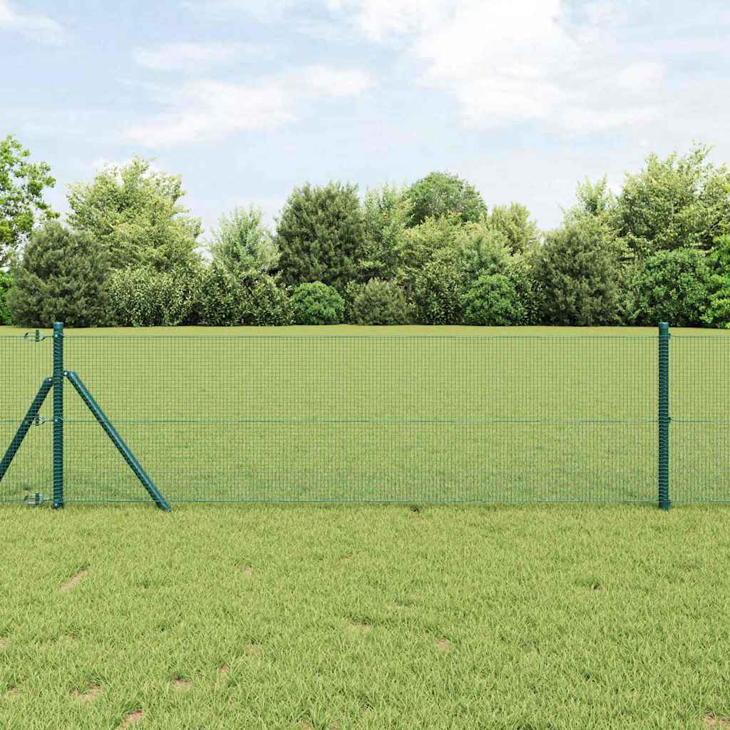 Temeljna zavarena žičana ograda 50 x 0,8 m Zelena Mreža