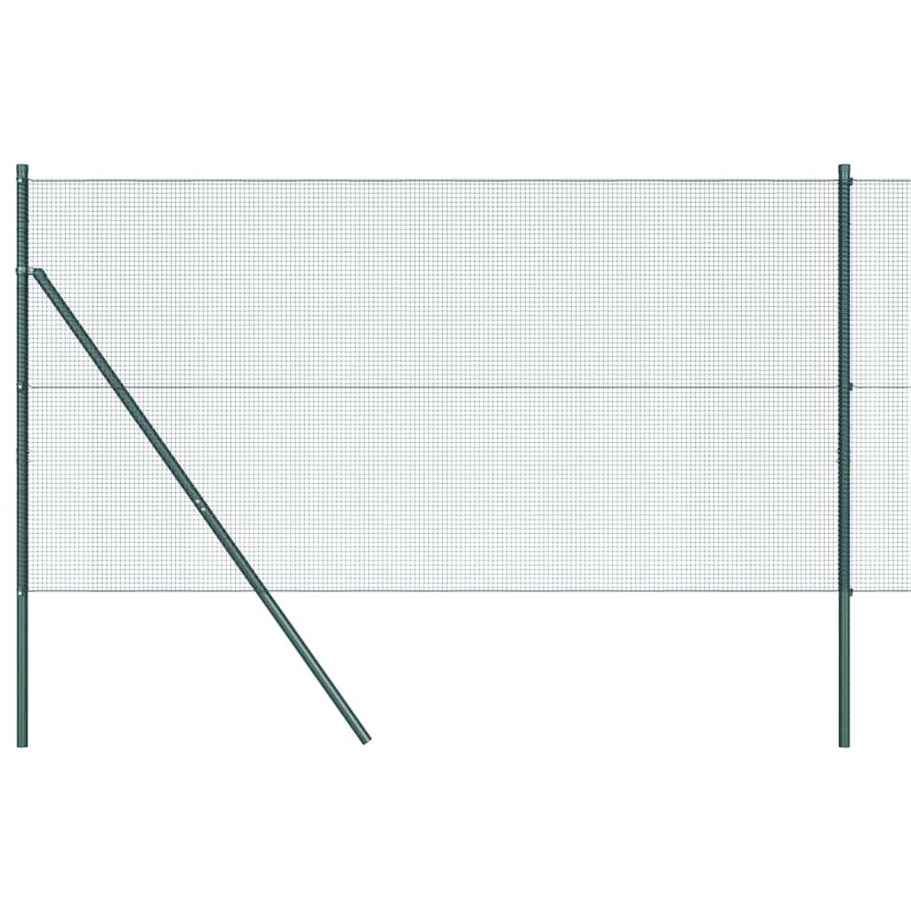 Temeljna zavarena žičana ograda 50 x 1,2 m Zelena Mreža