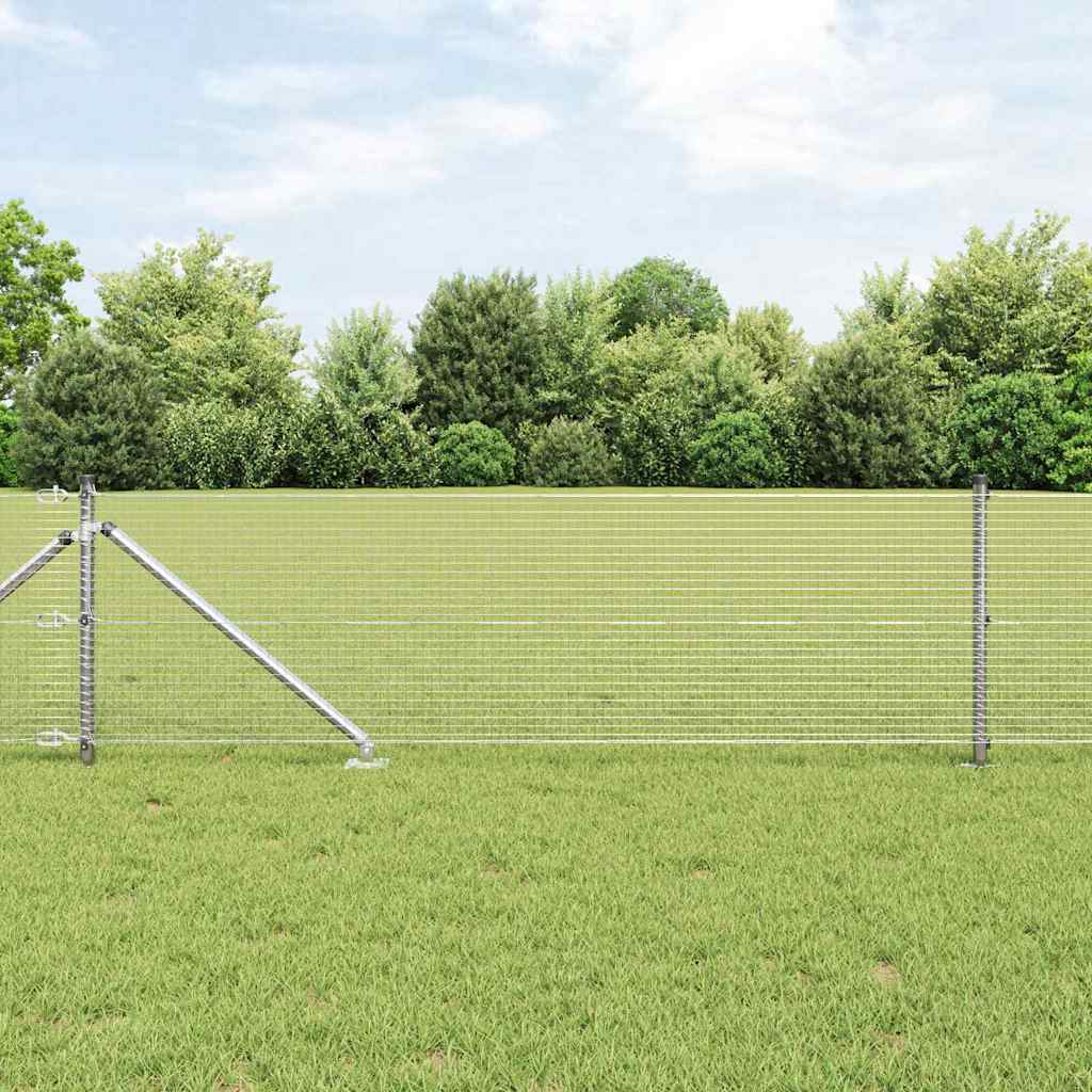 Zavareno žičano ograđivanje s bodljama 25 x 0,4 m Srebrna Mreža