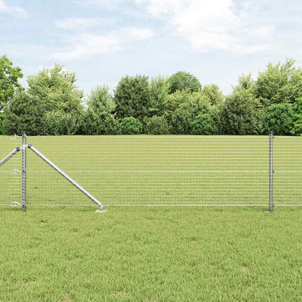 Zavareno žičano ograđivanje s bodljama 25 x 0,8 m Srebrna Mreža