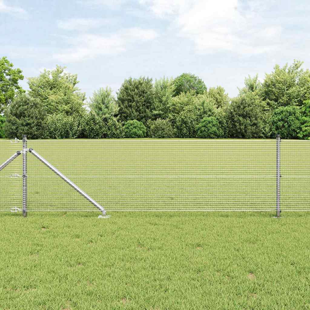 Zavareno žičano ograđivanje s bodljama 50 x 0,5 m Srebrna Mreža