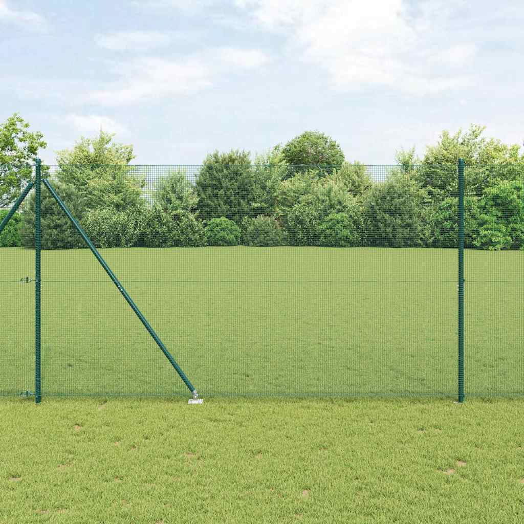Zavareno žičano ograđivanje s bodljama 25 x 1,6 m Zelena Mreža