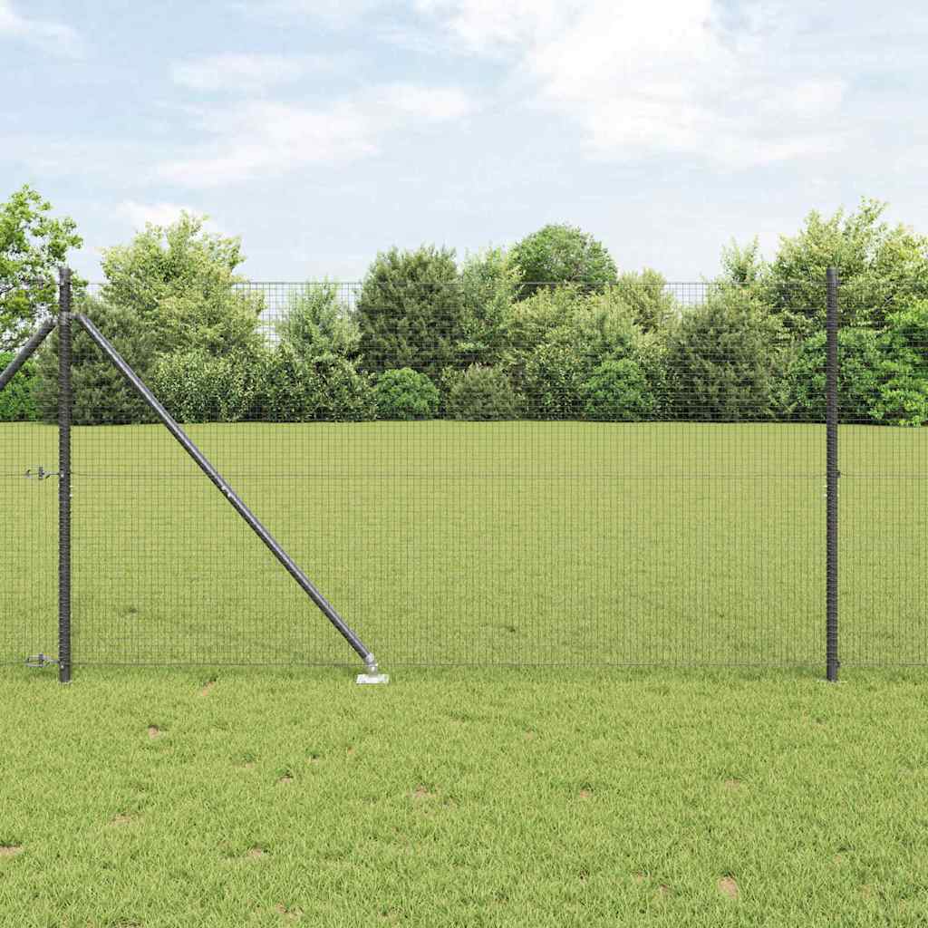 Zavareno žičano ograđivanje s bodljama 10 x 1,4 m Siva Mreža