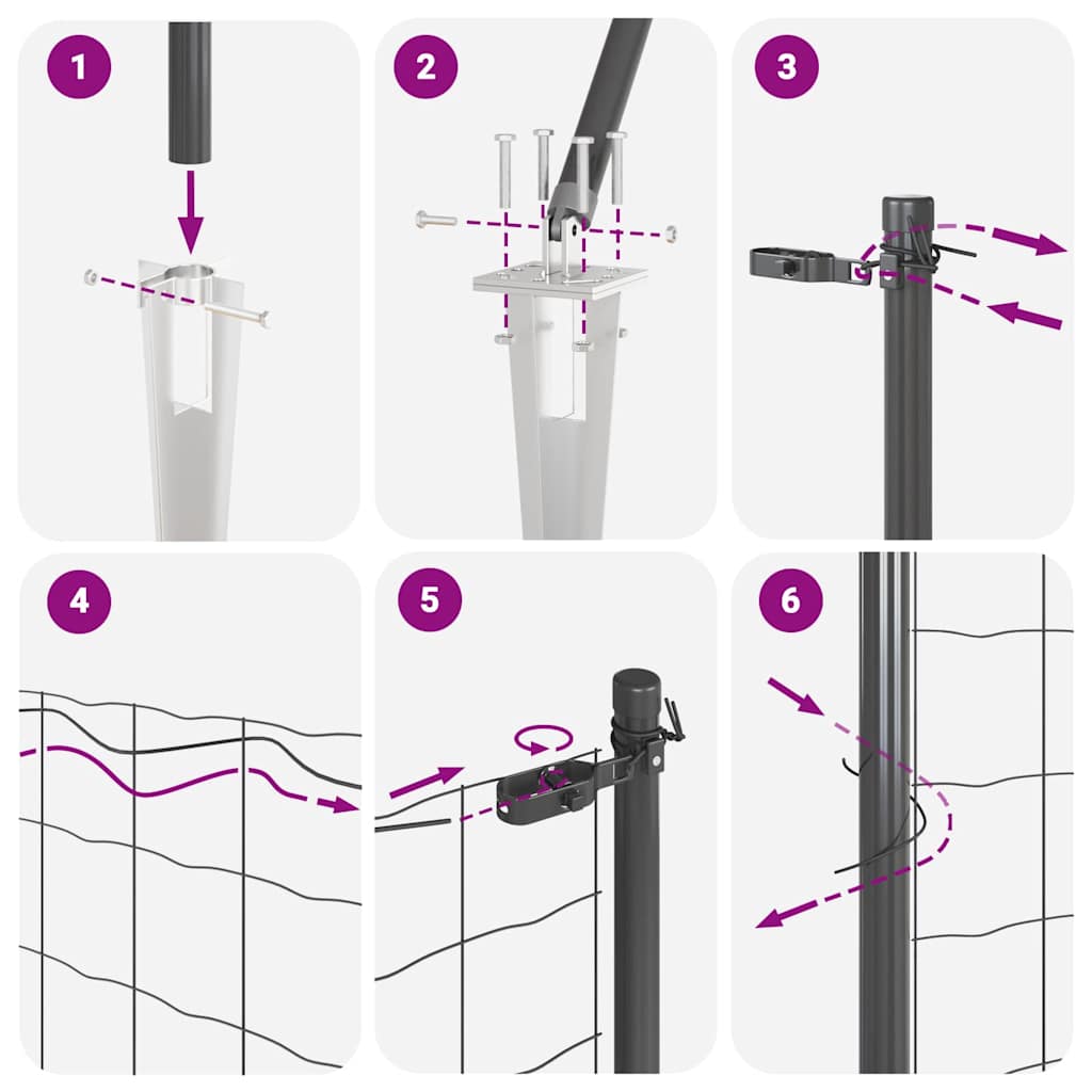 Zavareno žičano ograđivanje s bodljama 25 x 1 m Siva Mreža