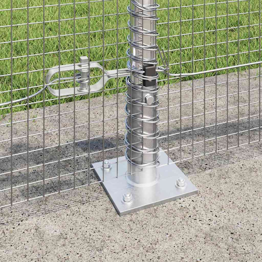 Zavareno žičano ogradno mreža s betonskom podlogom 10 x 0,5 m
