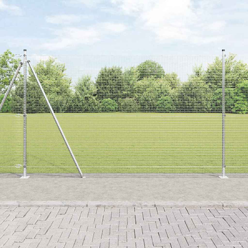 Zavareno žičano ogradno mreža s betonskom podlogom 10 x 1,4 m