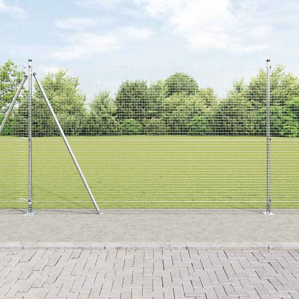 Zavareno žičano ogradno mreža s betonskom podlogom 10 x 1,4 m