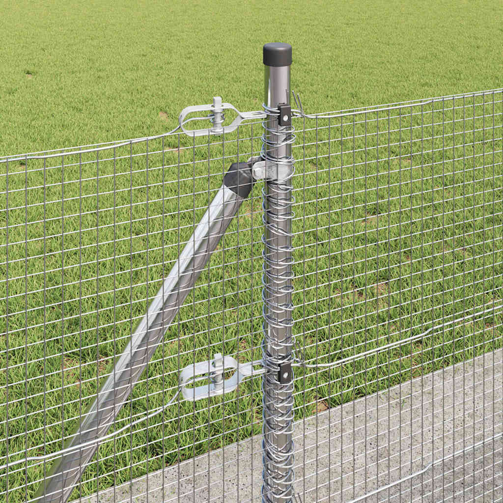 Zavareno žičano ogradno mreža s betonskom podlogom 25 x 0,4 m