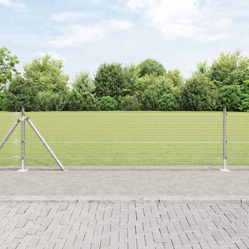 Zavareno žičano ogradno mreža s betonskom podlogom 25 x 0,4 m