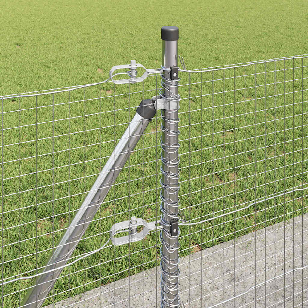 Zavareno žičano ogradno mreža s betonskom podlogom 25 x 0,6 m
