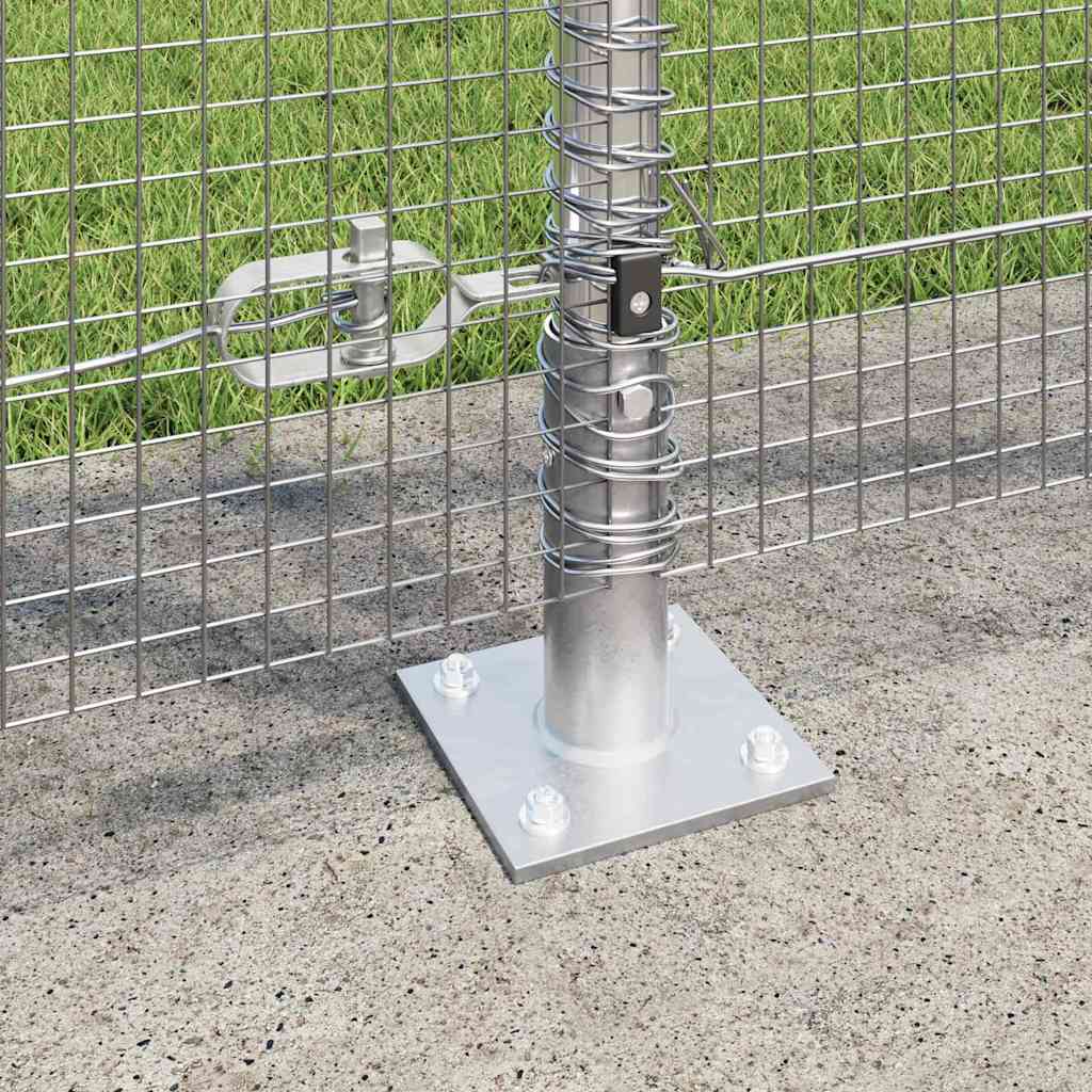 Zavareno žičano ogradno mreža s betonskom podlogom 50 x 1,2 m