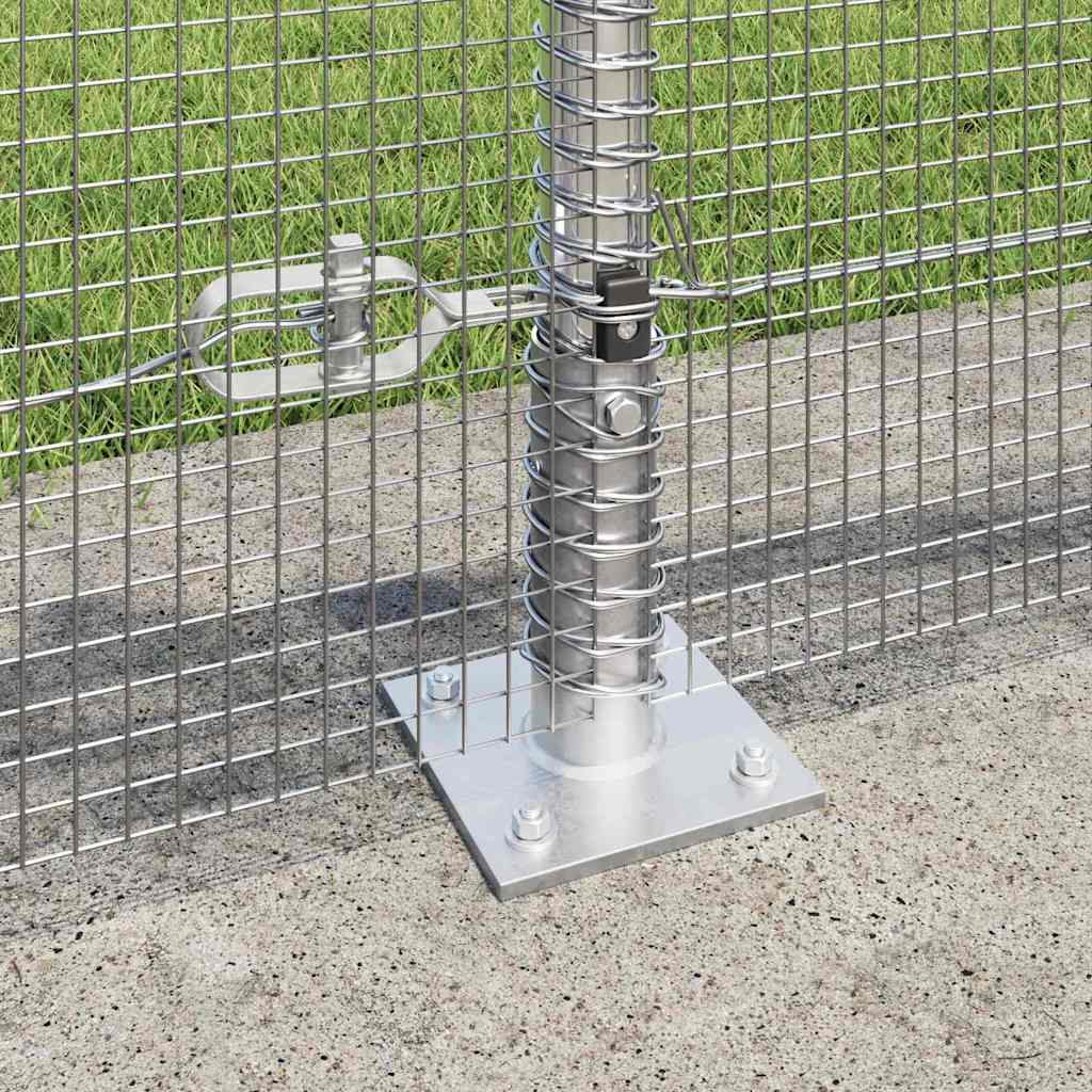 Zavareno žičano ogradno mreža s betonskom podlogom 100 x 0,6 m