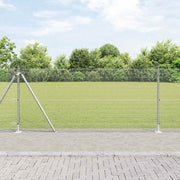 Zavareno žičano ogradno mreža s betonskom podlogom 100 x 1 m