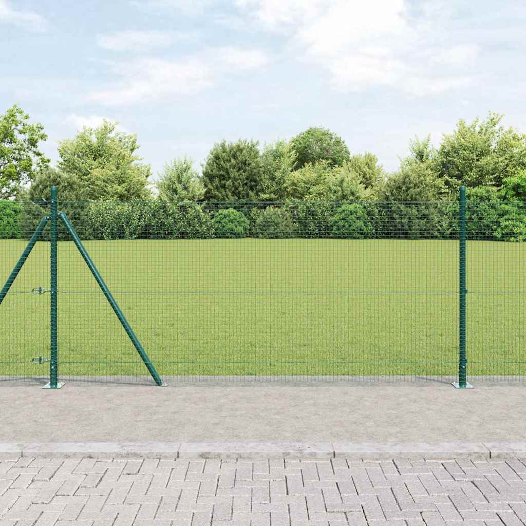 Zavareno žičano ogradno mreža s betonskom podlogom 10 x 0,8 m
