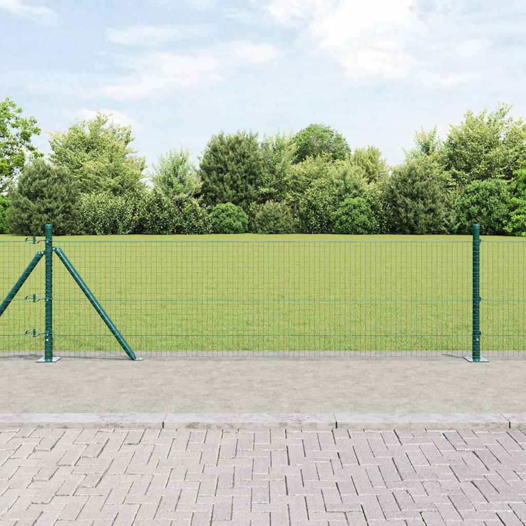 Zavareno žičano ogradno mreža s betonskom podlogom 25 x 0,5 m