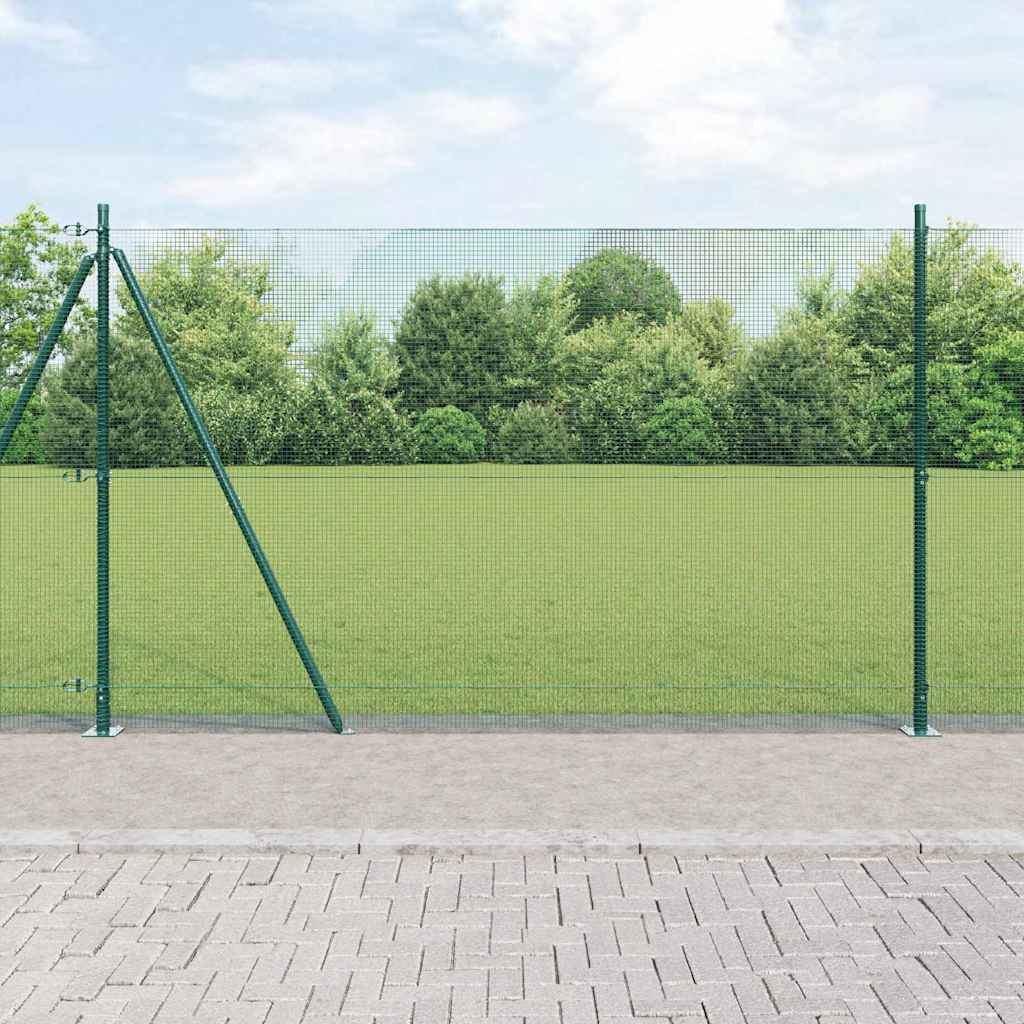 Zavareno žičano ogradno mreža s betonskom podlogom 25 x 1,4 m