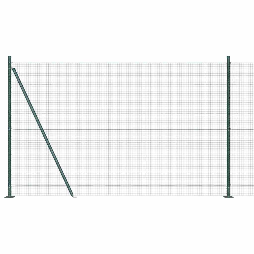 Zavareno žičano ogradno mreža s betonskom podlogom 25 x 1,5 m