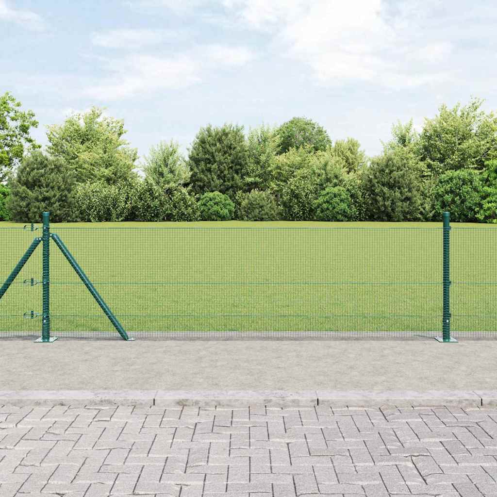 Zavareno žičano ogradno mreža s betonskom podlogom 100 x 0,4 m