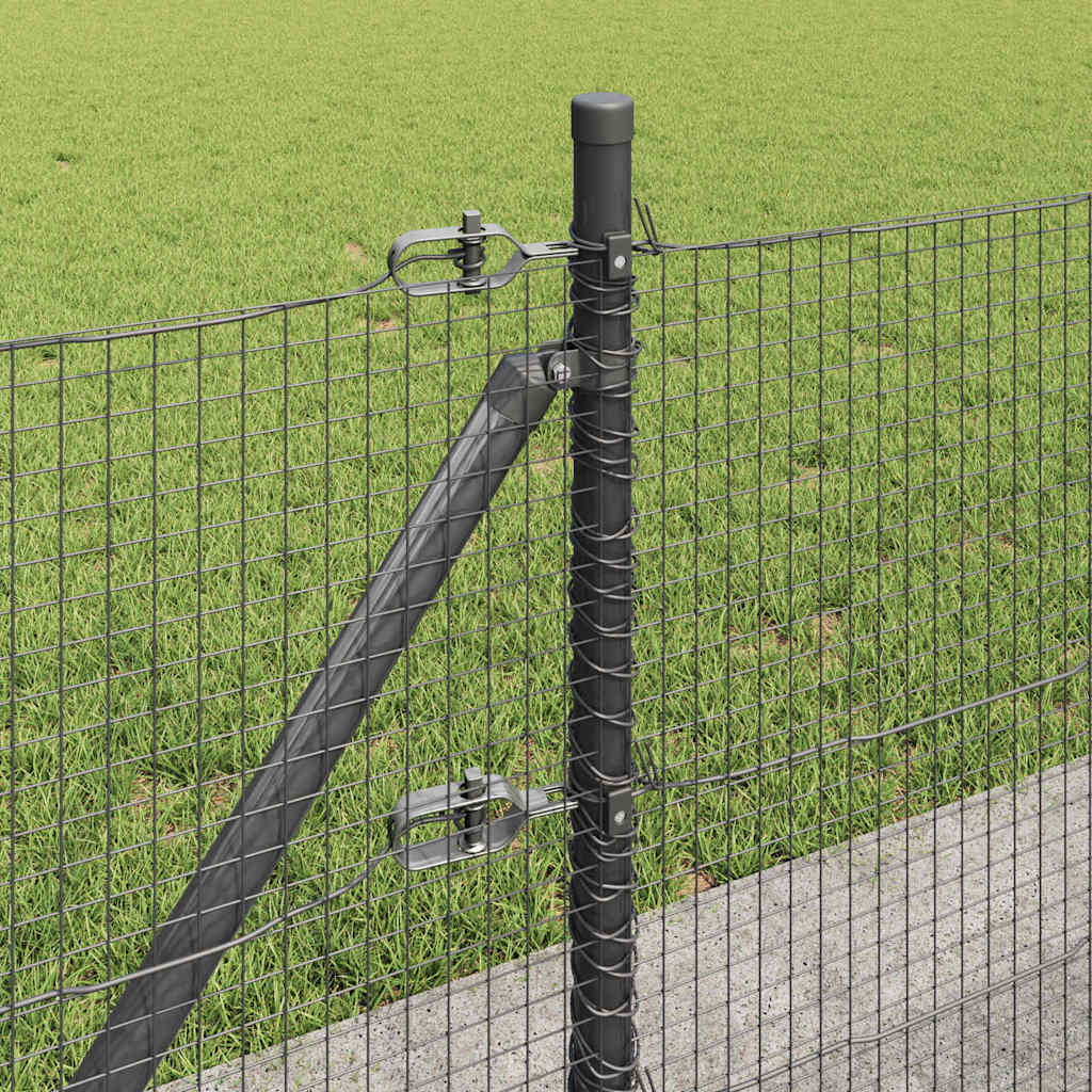 Zavareno žičano ogradno mreža s betonskom podlogom 10 x 0,6 m