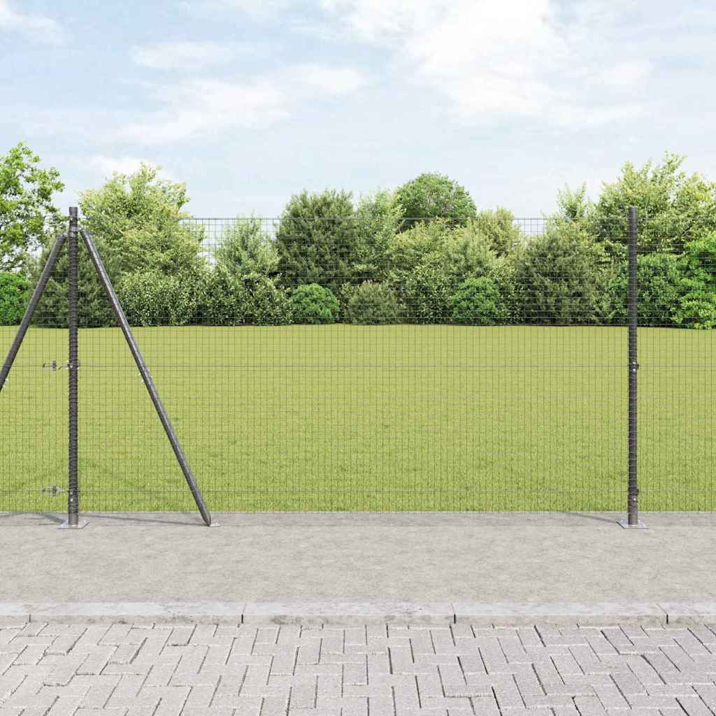 Zavareno žičano ogradno mreža s betonskom podlogom 10 x 1,2 m