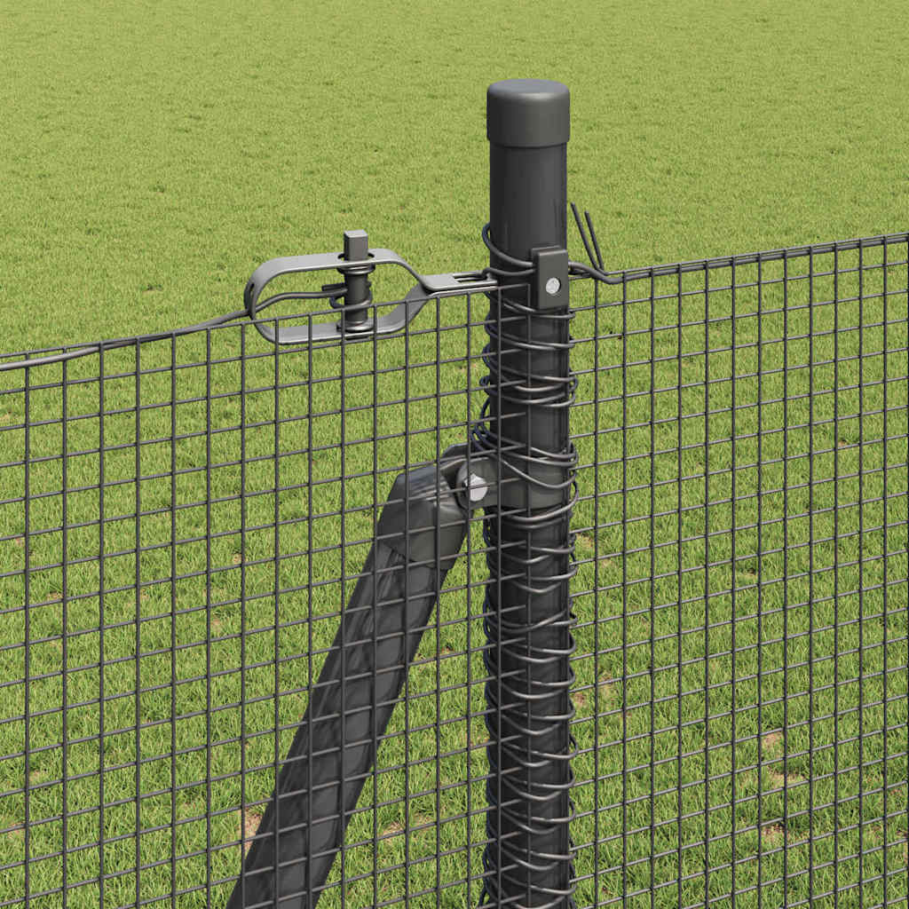 Zavareno žičano ogradno mreža s betonskom podlogom 10 x 1,5 m