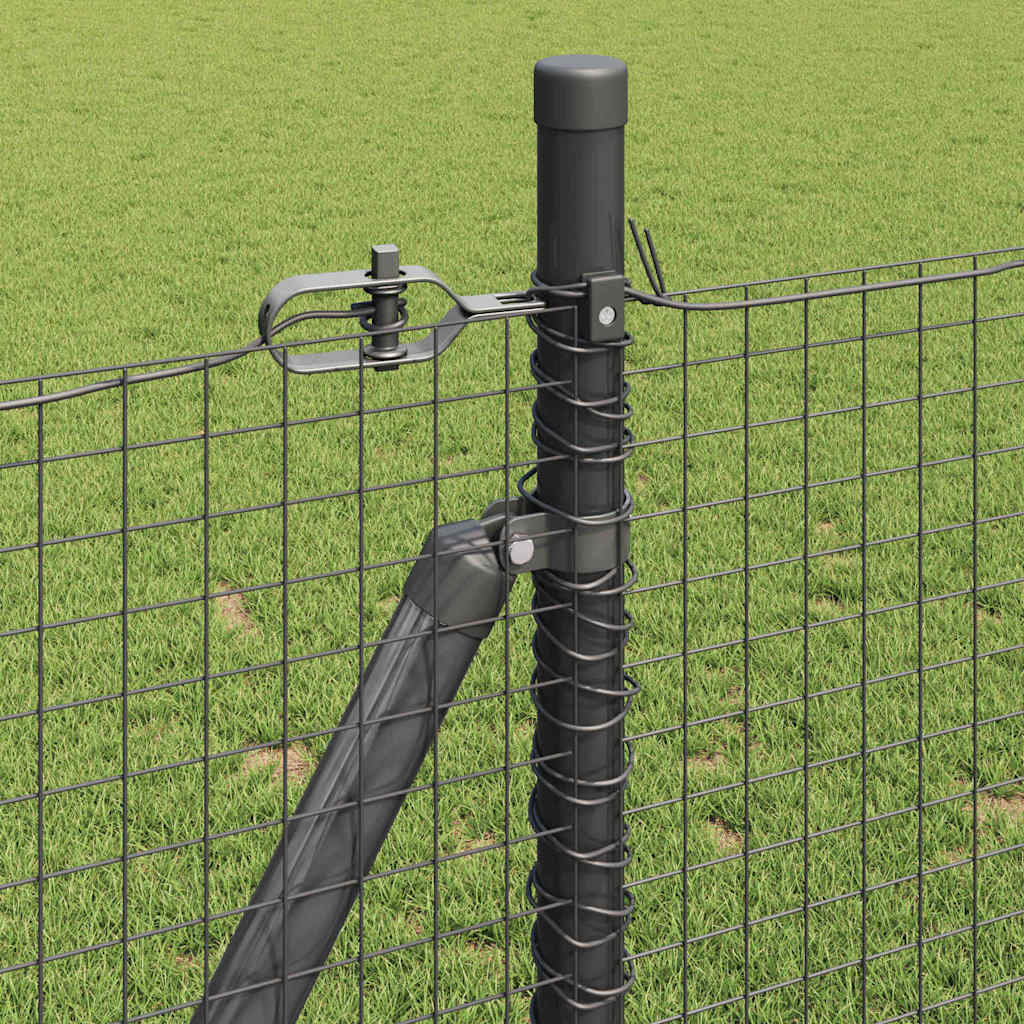 Zavareno žičano ogradno mreža s betonskom podlogom 25 x 1 m