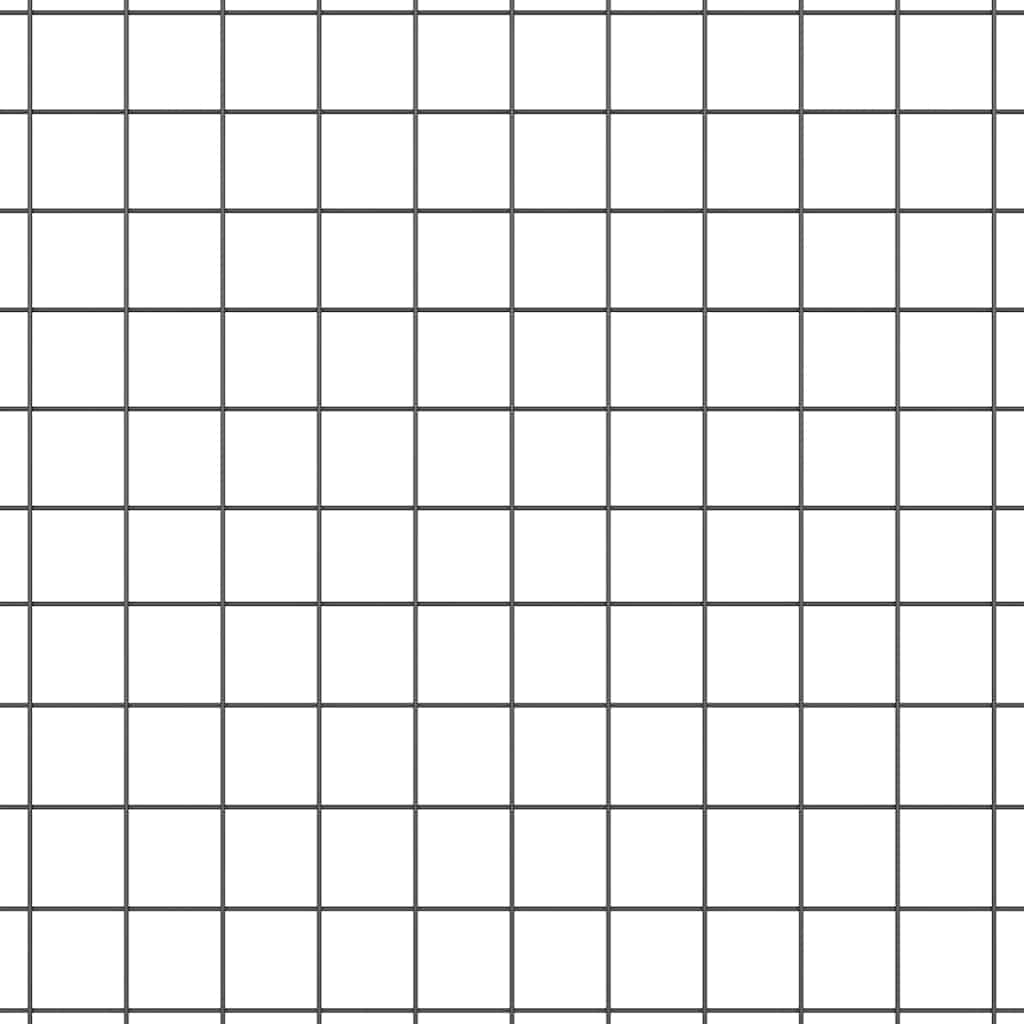 Zavareno žičano ogradno mreža s betonskom podlogom 25 x 1,2 m