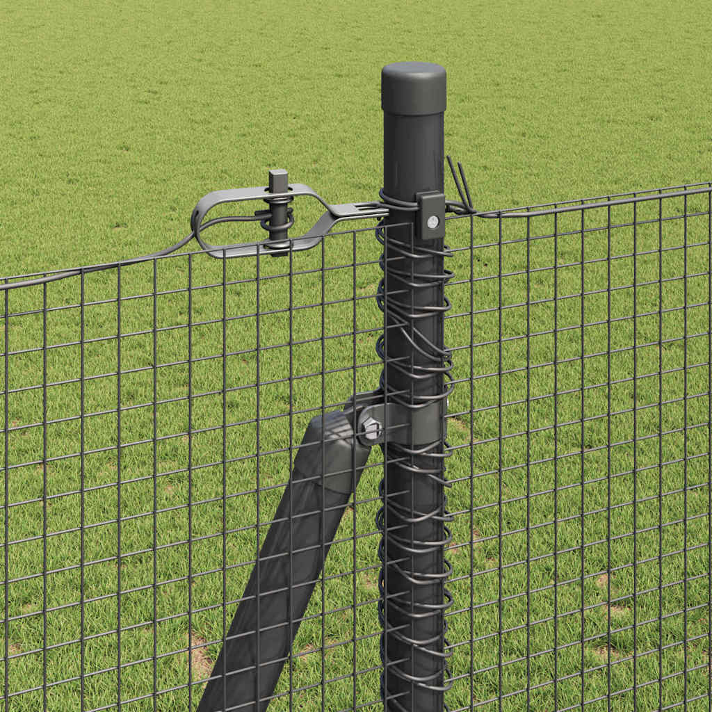 Zavareno žičano ogradno mreža s betonskom podlogom 25 x 1,5 m