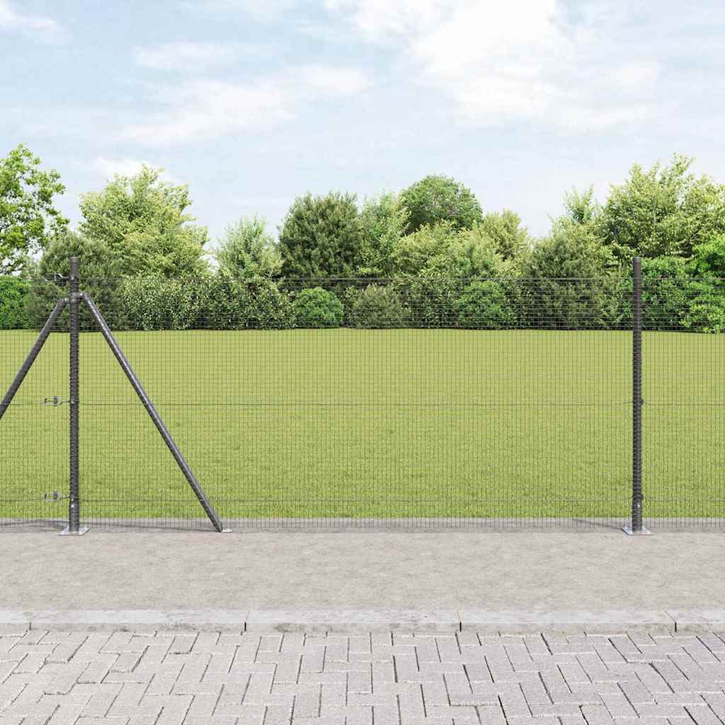 Zavareno žičano ogradno mreža s betonskom podlogom 100 x 1 m