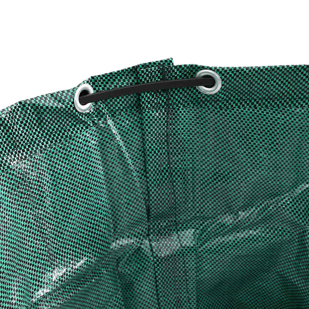 Vreće za otpad u vrtu 12 pcs Zelena 66 x 66 x 83,5 cm