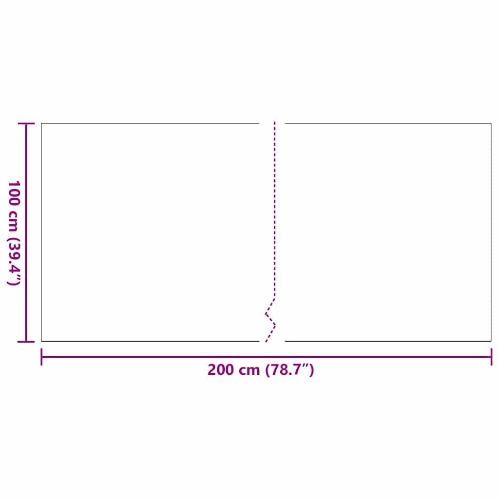 Umjetna trava 200 x 100 x 4 cm PP i PE
