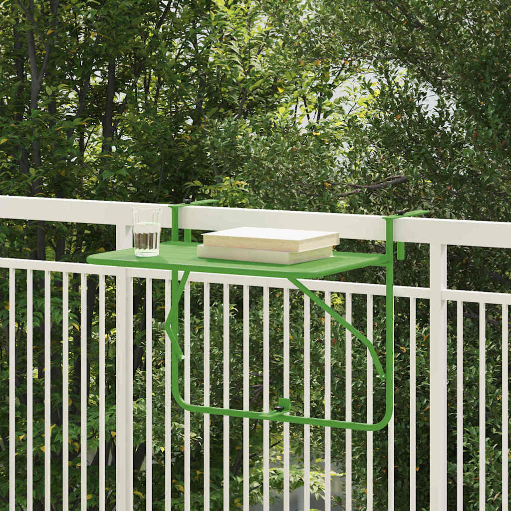 Viseci Balkon Stol Zelena 60 x 39 x 65 cm Čelik