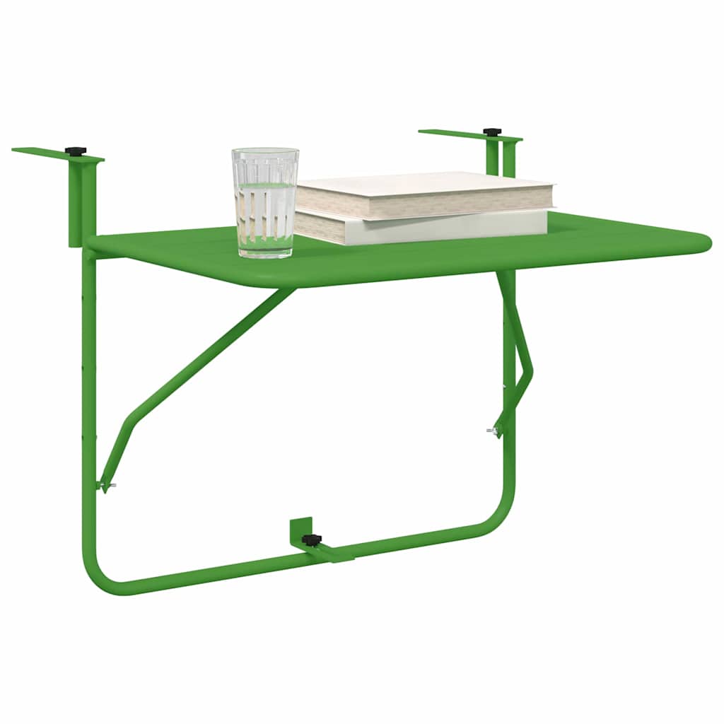 Viseci Balkon Stol Zelena 60 x 39 x 65 cm Čelik
