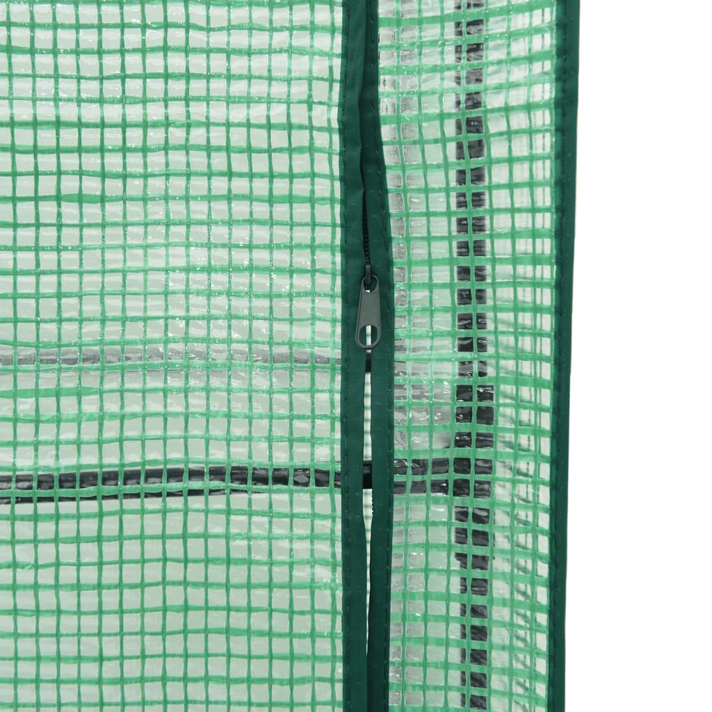 Povišena gredica s pokrovom za staklenik 120 x 40 x 140 cm
