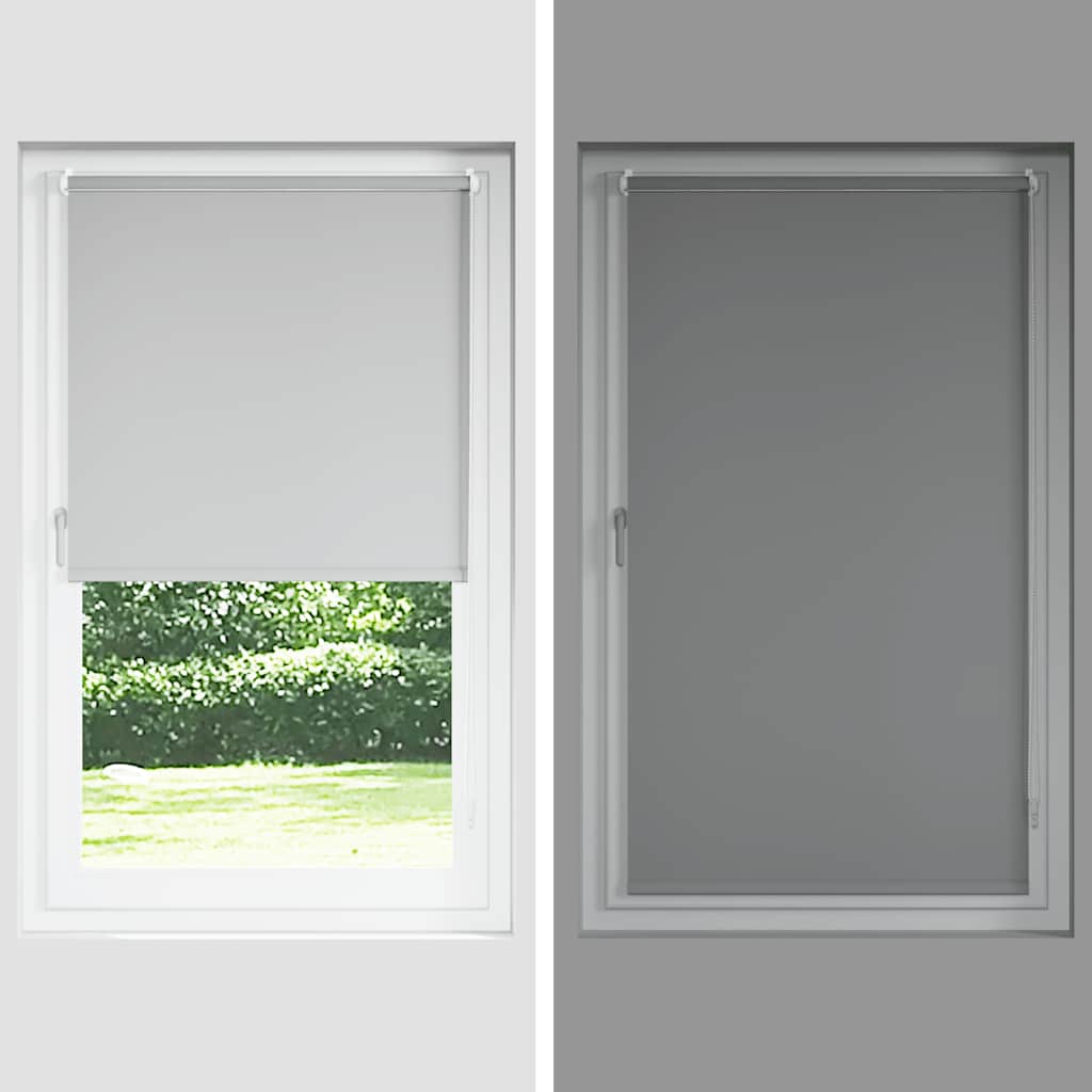 Rolo zavjesa Blackout siva 130x175 cm Širina tkanine 126,6 cm