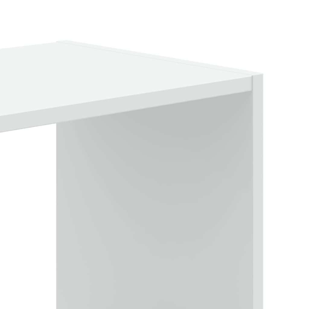 Regal za knjige bijeli 102 x 32 x 108 cm od konstruiranog drva