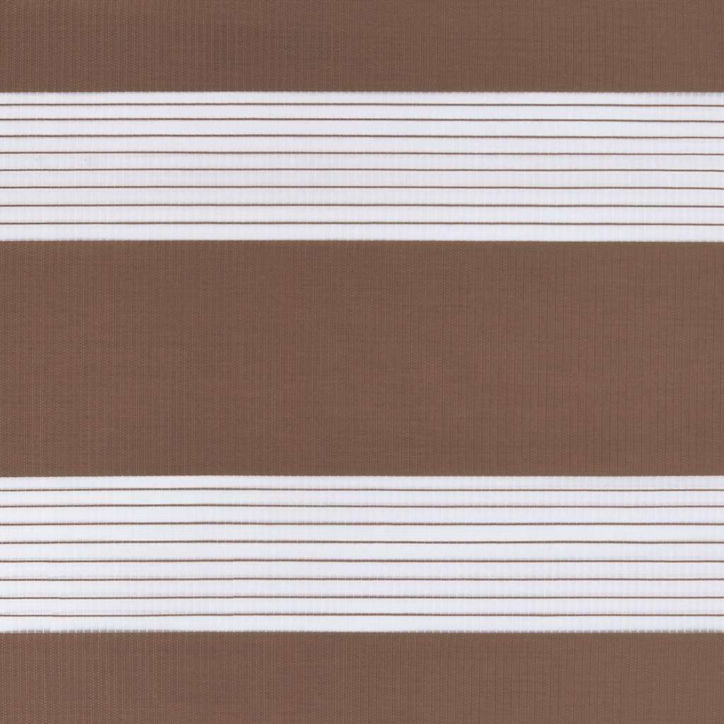 Zebra zavjesa smeđa 45x100 cm širina tkanine 40,9 cm poliester