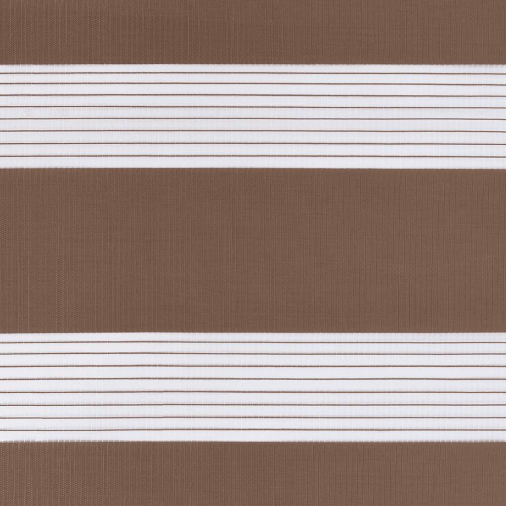 Zavjesa zebra smeđa 80x150 cm širina tkanine 75,9 cm poliester