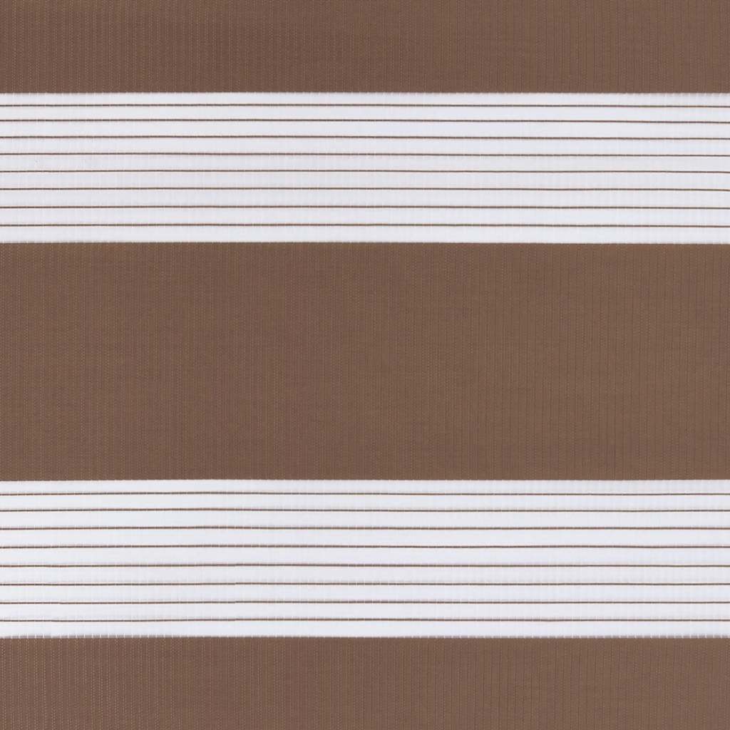 Zebra zavjesa smeđa 60x230 cm širina tkanine 55,9 cm poliester
