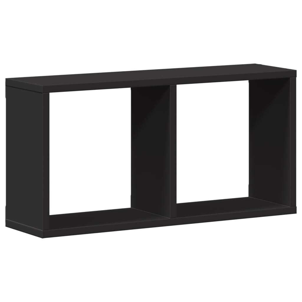 Zidni ormarić crni 60x16x30 cm od konstruiranog drva