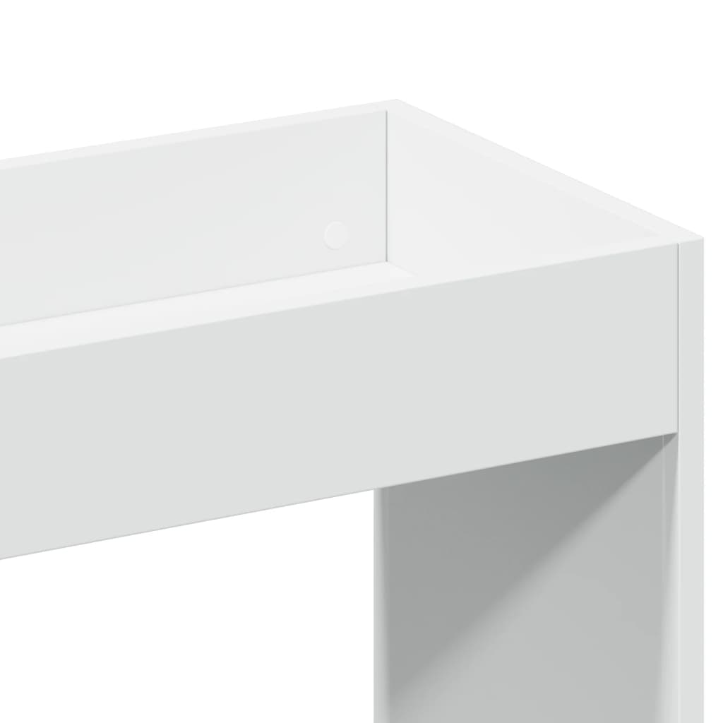 Visoka komoda bijela 63x33x100 cm od konstruiranog drva