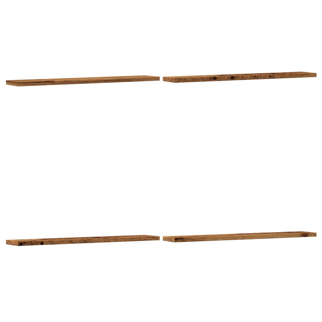 Zidne police 4 kom boja drva 60 x 20 x 1,5 cm konstruirano drvo