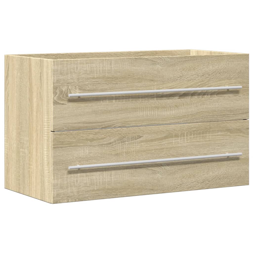 Ormarić za umivaonik boja drva 80x38,5x48 cm konstruirano drvo