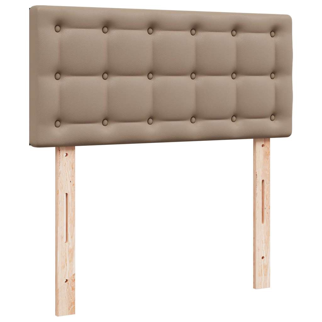 Otomanski krevet s madracem cappuccina 100x200cm umjetna koža